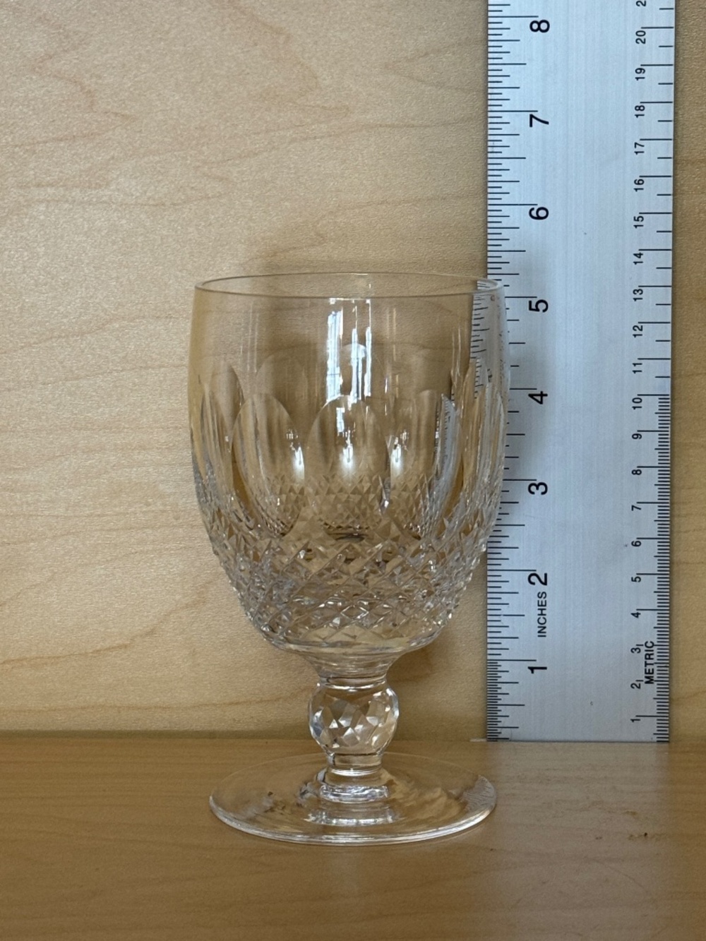 Waterford Crystal Colleen Water Goblets Set of 3 | Hand Cut Irish Crystal